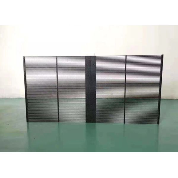 95 Transparent Glass LED Display Dustproof For Window