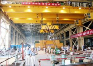 China 5-36m Span Workshop Overhead Crane , Yello Blue Electric Overhead Travelling Crane on sale