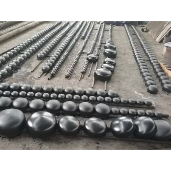 DN100 Weld On Pipe Caps Sch 40 ASME Seamless Steel Pipe Fittings