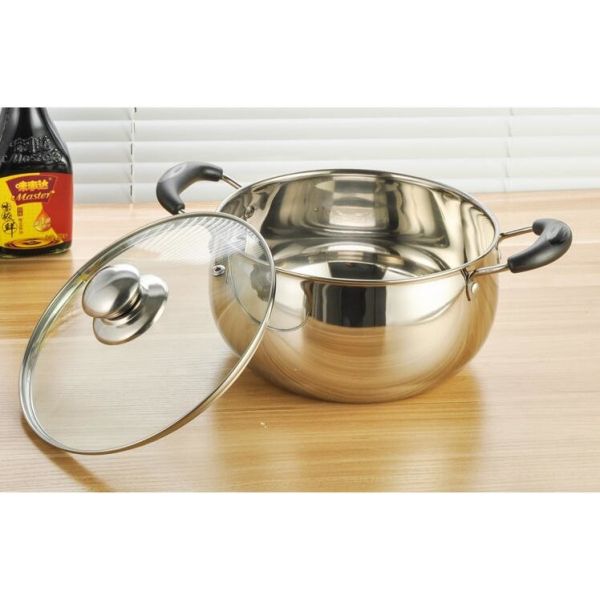 2017 hottest stainless steel cookware set $16cm-18cm-20cm to 26cm cooking pot & kitchenwares