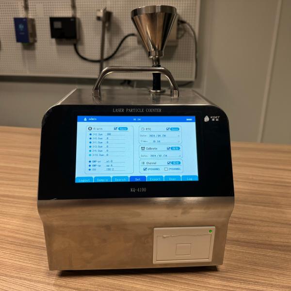 Quality 0.3μm-10.0μm Portable Particle Counter 100LPM For Cleanroom Monitoring for sale