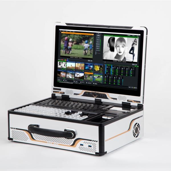 Quality 12 Channel Built-in Switcher M100 All-in-one Machine for Live Streaming Video Editing for sale