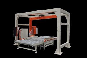 China Adjustable Automatic Stretch Wrap Machine With Hydraulic Jack OEM on sale