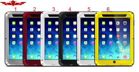100% Qualify Brand New Aluminum Dirtproof/Shockproof/Waterproof Case For Ipad Air