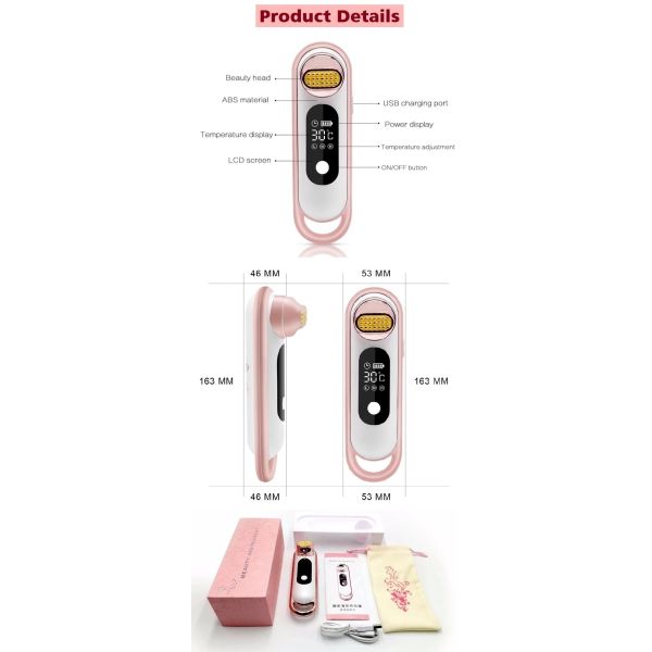 20 Mins Deep Cleaning EMS RF Hot Lifting Beauty Instrument