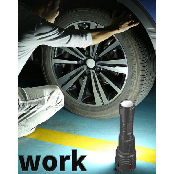 Powerful LED Torch Flashlight Durable For Home Camping Hiking Outdoor