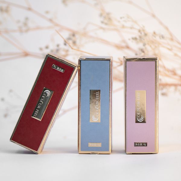 Silver Cosmetic Packaging Box Stamped UV Embossing Custom Skin Care Boxes