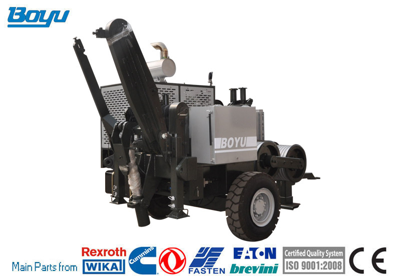Wholesale Transmission Line Stringing Equipment 90kN Hydraulic Cable Puller Machine With Cummins Engine from china suppliers