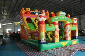 Wholesale crazy penguins bouncy castle slide inflatable from china suppliers