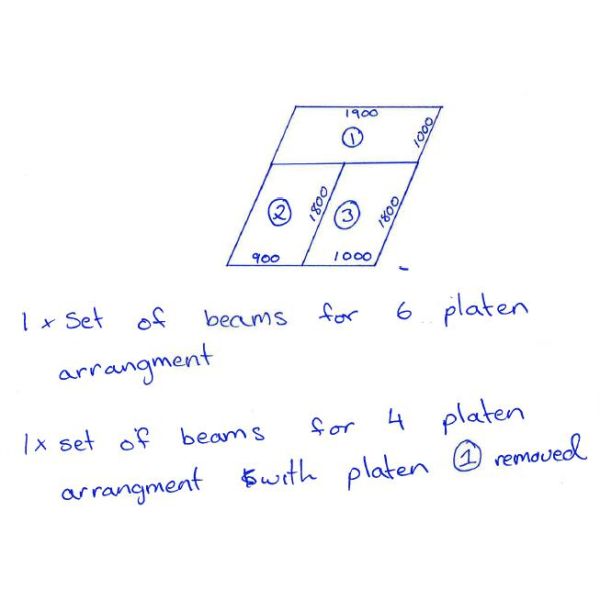 Heavy weight Sectional Conveyor Belt Vulcanizer With E Type Cross Beam