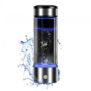 China Homefish 2021 OEM Glass Hydrogen Generator Water Bottle SPE PEM Technology Water Ionizer Portable Hydrogen Water Maker on sale