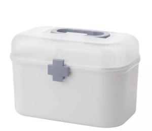 Portable Household Storage Container Plastic First Aid Box Organizer