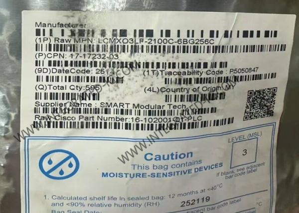 Field Programmable Gate Array LCMXO3LF-2100C-6BG256C 2112LUTs Field Programmable
