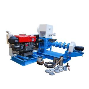 Wholesale Automatic Fish Feed Making Machine , 220V 380V Floating Fish Feed Machine from china suppliers