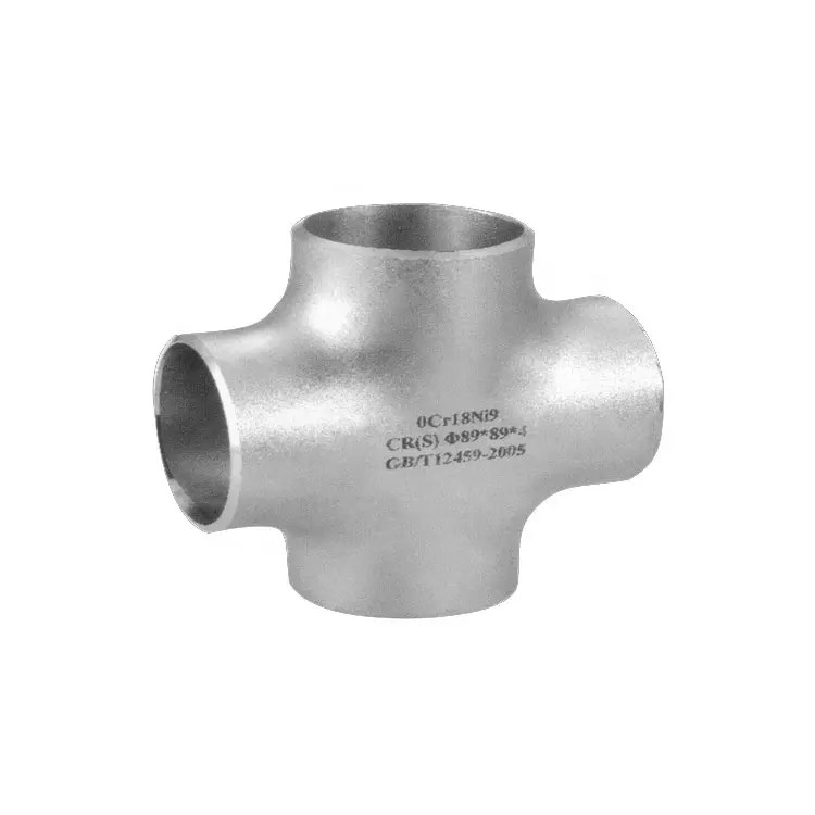 1/2 End Connection Size Cross-Connection Pipe Fitting Manufactured By Forged Process Schedule 40