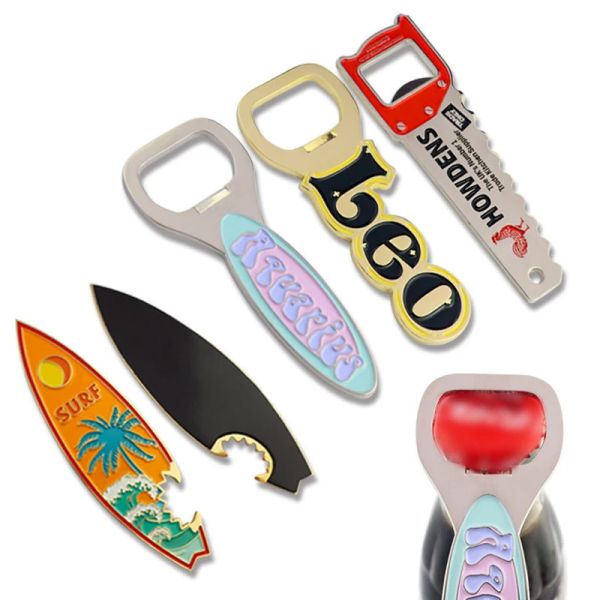 Custom Various Magnetic Metal Paint Bottle Opener Beer Bottle Opener