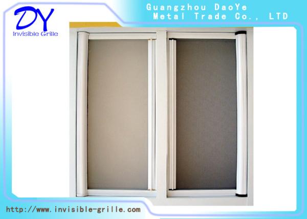 Quality Retractable Roll Up Insect Screen Door With Mosquito Net for sale