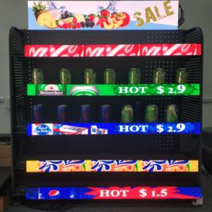 China Commercial Shelf LED Display , Lighted Liquor Bottle Display Shelf Excellent Heat Dissipation on sale