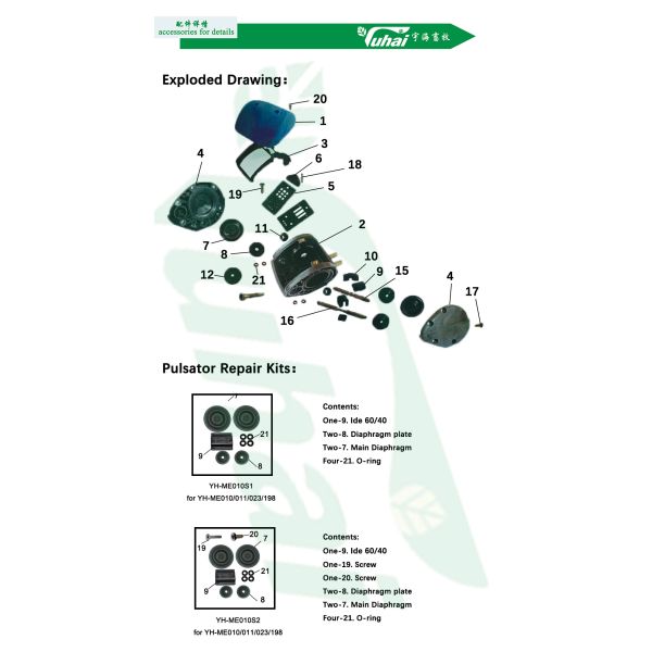 Daily Farm Milking Machine Pulsator L90 Vacuum Pulsation Of Milking Machine