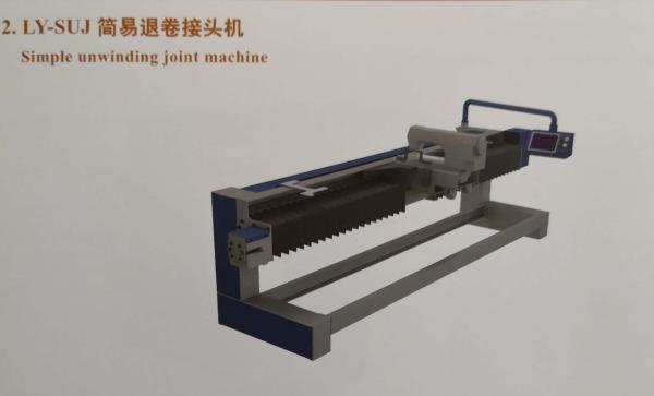 Quality PLC Control Simple Unwinding Machine For Farbic Connection Human Machine Interface Operation for sale