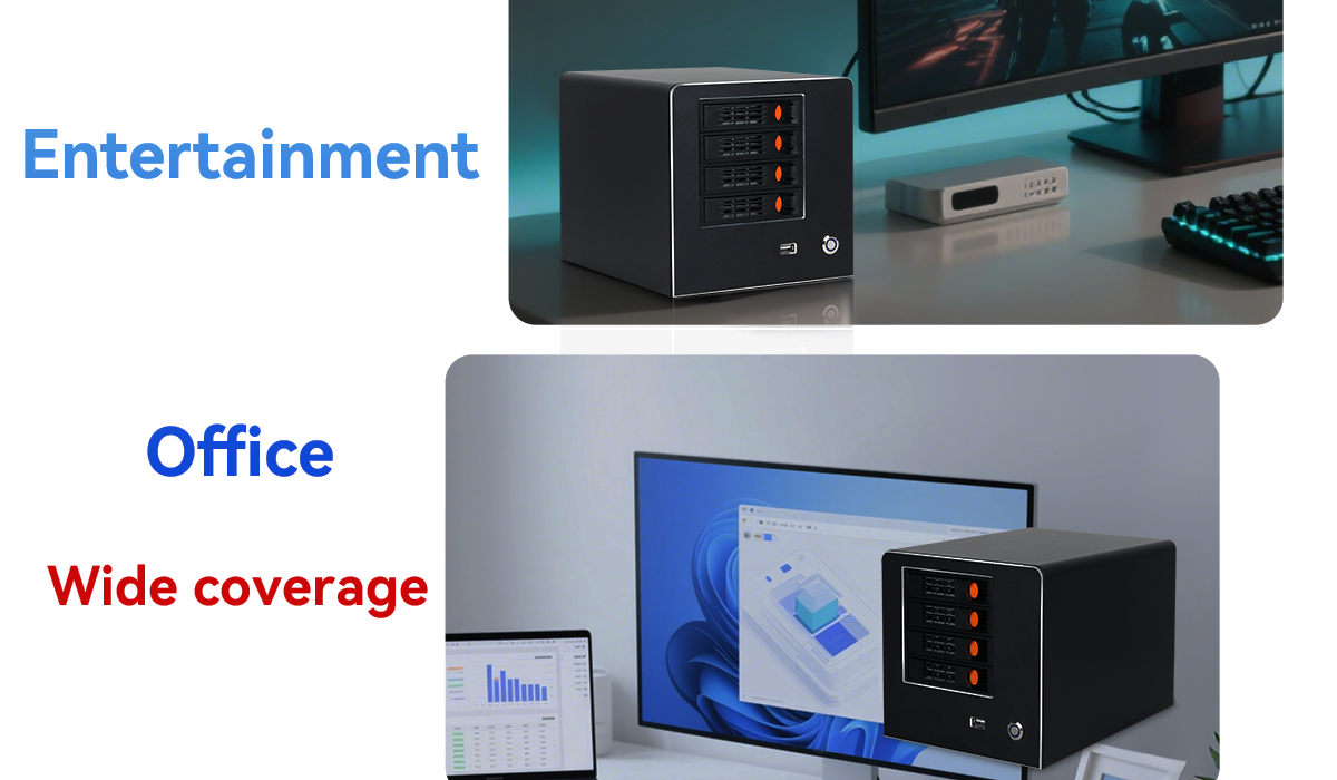 NAS Server N150 6-Bay Host Interface NAS Network Attached Storage Enclosure