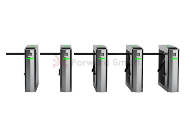 Quality Access Control Indoor Bright Led Flap Turnstile Gate for sale