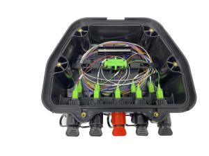 China Pole Mount Air Unbalanced NAP 8 out SC/APC CTO 1X8 1X2 Splitter Fiber Optic Box Mini SC on sale