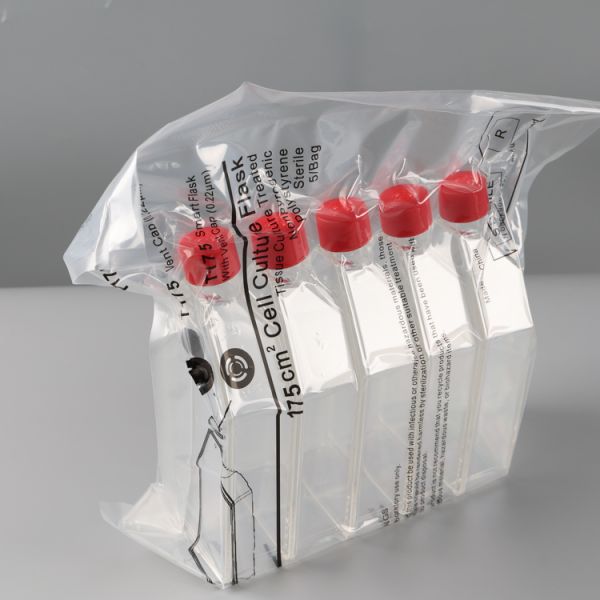 cell culture flask Plastic T75 Cell Culture Flask Surface Area 75 Cm² Seal Cap Filter Caps