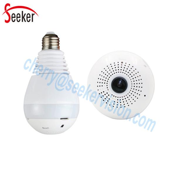 Quality 360 Degree 1080P P2P WiFi Hidden Camera LED Bulb IP Network Camera Night Vision CCTV Security Wireless Camera for sale