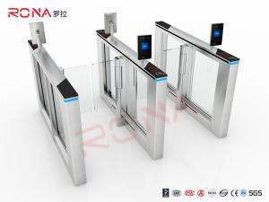 Office Building Automatic Speed Gate Turnstile With RFID Recognition QR Reader