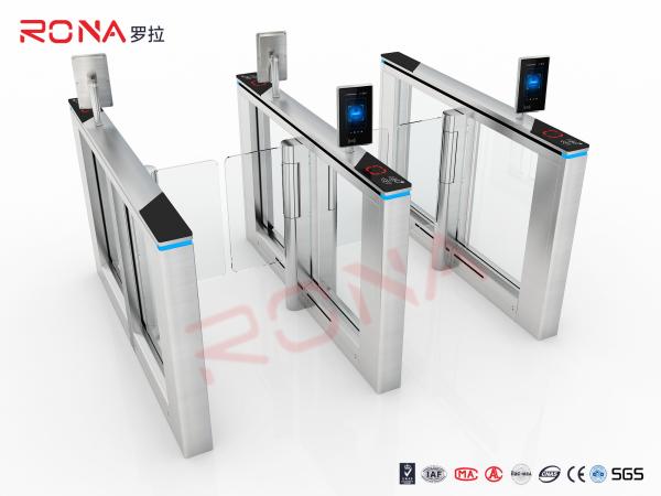 Quality Office Building Automatic Speed Gate Turnstile With RFID Recognition QR Reader for sale