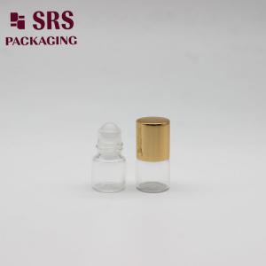 Wholesale SRS empty clear color mini 1ml perfume small glass roll on bottle from china suppliers