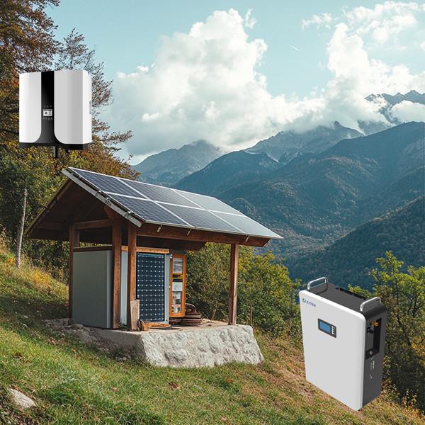 Quality Resilient Off-Grid Microgrid With LiFePO4 Battery Bank 14kW 16kwh for sale