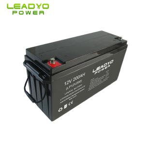 Screwable Lithium Ion Phosphate Battery , ABS Case Deep Cycle Marine Battery