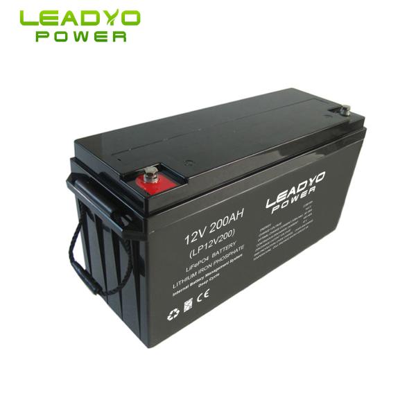 Quality Screwable Lithium Ion Phosphate Battery , ABS Case Deep Cycle Marine Battery for sale