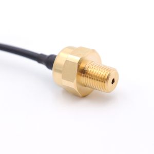 Brass IOT Pressure Sensor , Cable Outlet Capacitance Pressure Transmitter