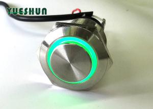 Wholesale Metal Push Button Switch LED Illuminated , Car LED Push Button On Off Switch from china suppliers