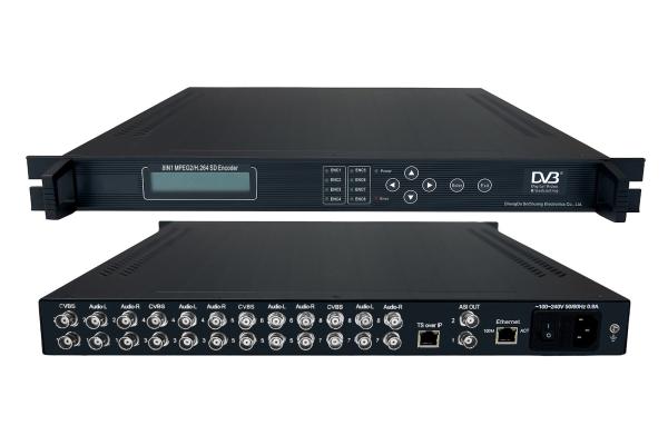 Quality AV MPEG2/H.264 IPTV Encoder(8in1,MPTS) for sale