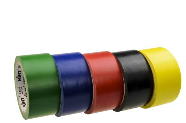 Quality Black Floor Marking Tape Safety Signage PVC Warning Marking Tape Paper Core for sale