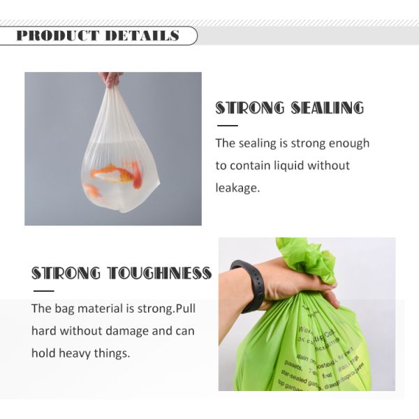 PLA PBAT Material Structure Potty Bag for Easy and Eco-friendly Pet Waste Disposal