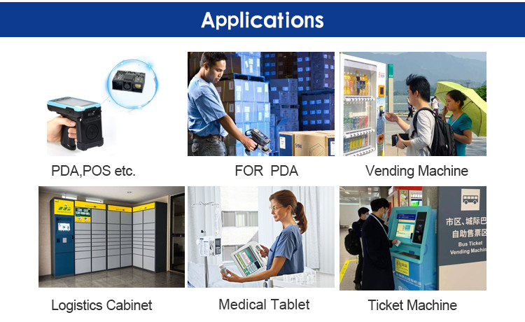 RD11P CMOS 2D 1D QR Code Scanner Module Thin PDF417 Data Matrix