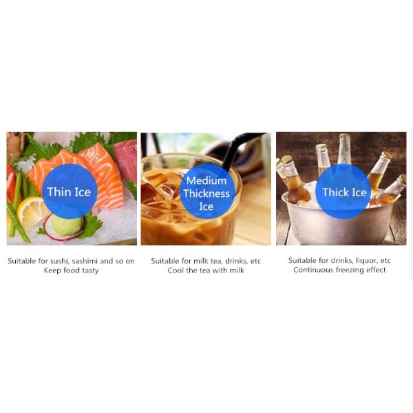 Microcomputer Control Commercial Bar Ice Maker Energy Super Thick Shell