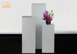 Modern Glossy White Floor Pedestal / Fiber Glass Pedestal