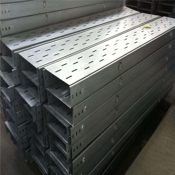 Galvanized Ladder Type Wire Mesh 10mm Electrical Cable Tray Perforated Wiring Accessories