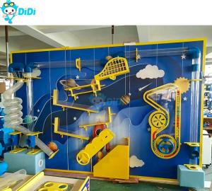 China Customized Indoor Playground Interactive Wall Games Space Theme Interactive Ball Wall on sale