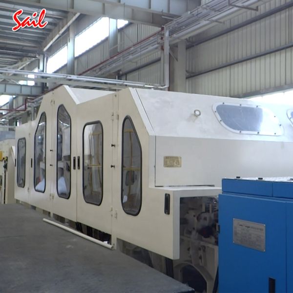 Changshu Sail machinery double cylinder double doffer carding machine for nonwoven fabric
