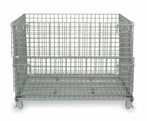 Wholesale Foldable Wire Mesh Container Q235 50x100 Wire Mesh Pallet Cages from china suppliers