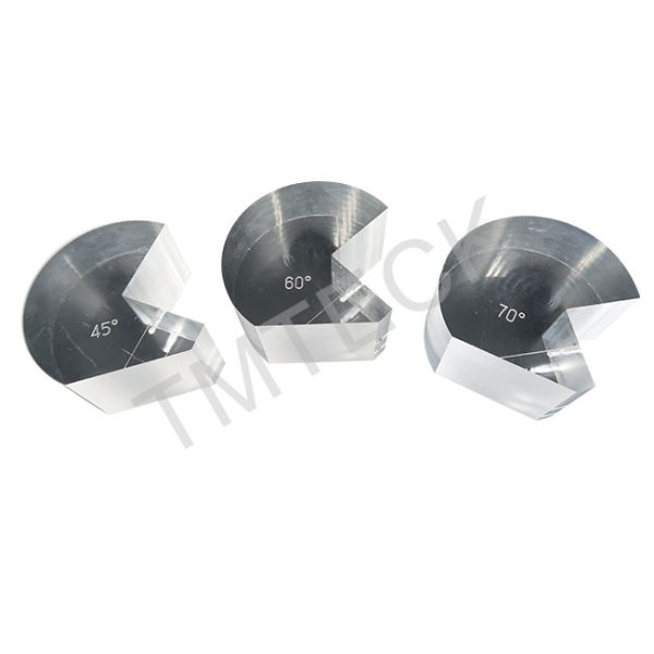 2.25 Mhz Ultrasonic Transducer / Aws Wedge Probe 70 60 45 For Ultrasonic Flaw Detecor