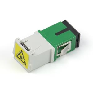 Wholesale SC Simplex Outer Shutter Adapter With Flange For Telecom Network Cabling from china suppliers