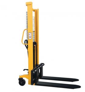 Wholesale Hydraulic 1t 3M Hand Manual Stacker Forklift Stacker 3000kg 1500kg Hydraulic Hand Stacker from china suppliers